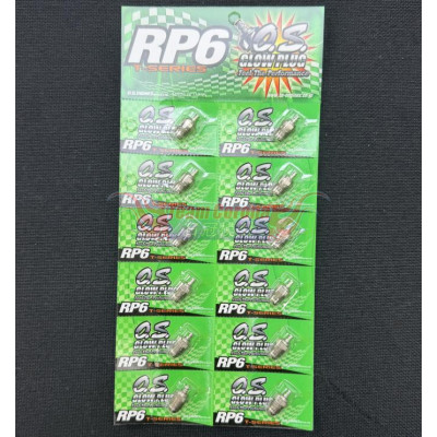 OS O.S. RP6 On-road Medium Glow Plug 12pcs package
